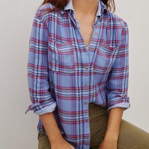 Pilcro Seamed Tunic Buttondown - Anthropologie - XL
